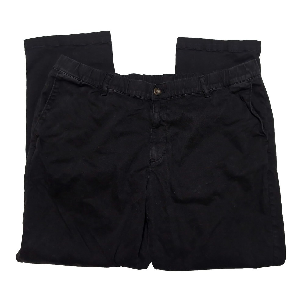 BEARBOTTOM Stretch Chino Pants Men XXL x 30 Black Excellent BBC000293